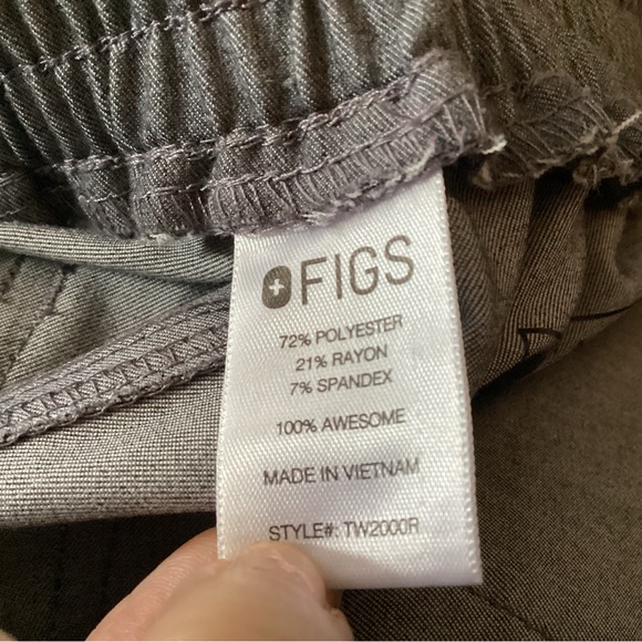 Figs Women's Yola Pants Scrub Bottom Graphite Gray TW2000R Size Small NWOT - Picture 8 of 8